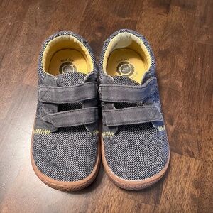 Livie and Luca Toddler Boys Size 12 Herringbone Natural Textile Shoe